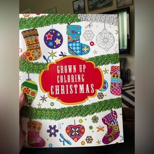 Adult Christmas coloring books, NEW. Great gift! All 5 books included.